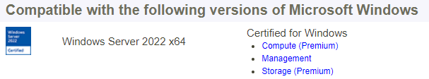 Dan2_2023's tweet photo. SDDC Standard and Premium NICs are no more...

After many years, we're changing the very cryptic NIC certification structure to something a little more human-readable. Read more about it here:

https://t.co/f419qigLJT https://t.co/g83TbM1NY4