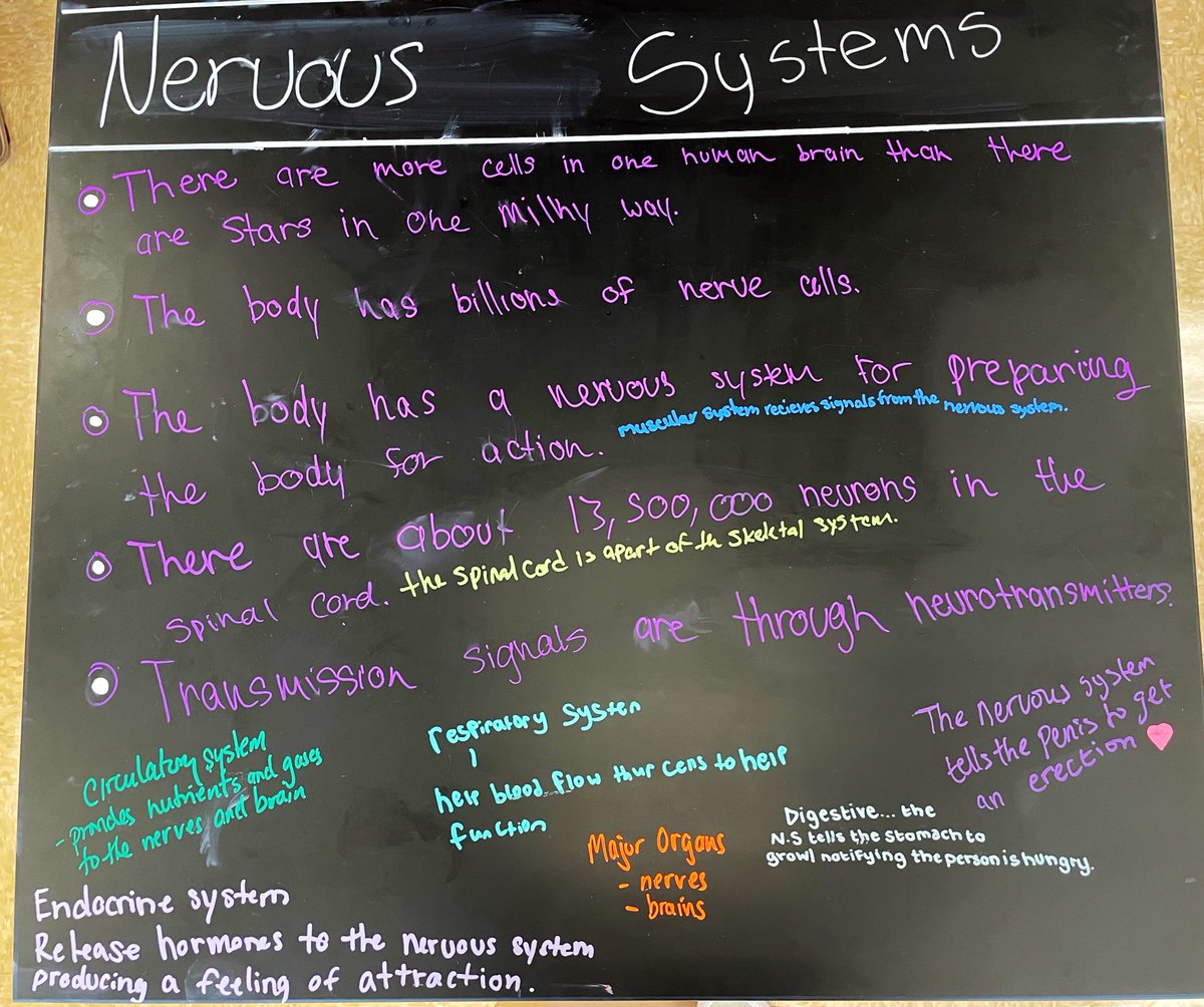 @MilfordMillAcad PLTW Human Body Systems students participated in gallery walk making connections between body systems. Off to a great start. @CTE_BaltCoPS #handsonmindson @BCPSSci