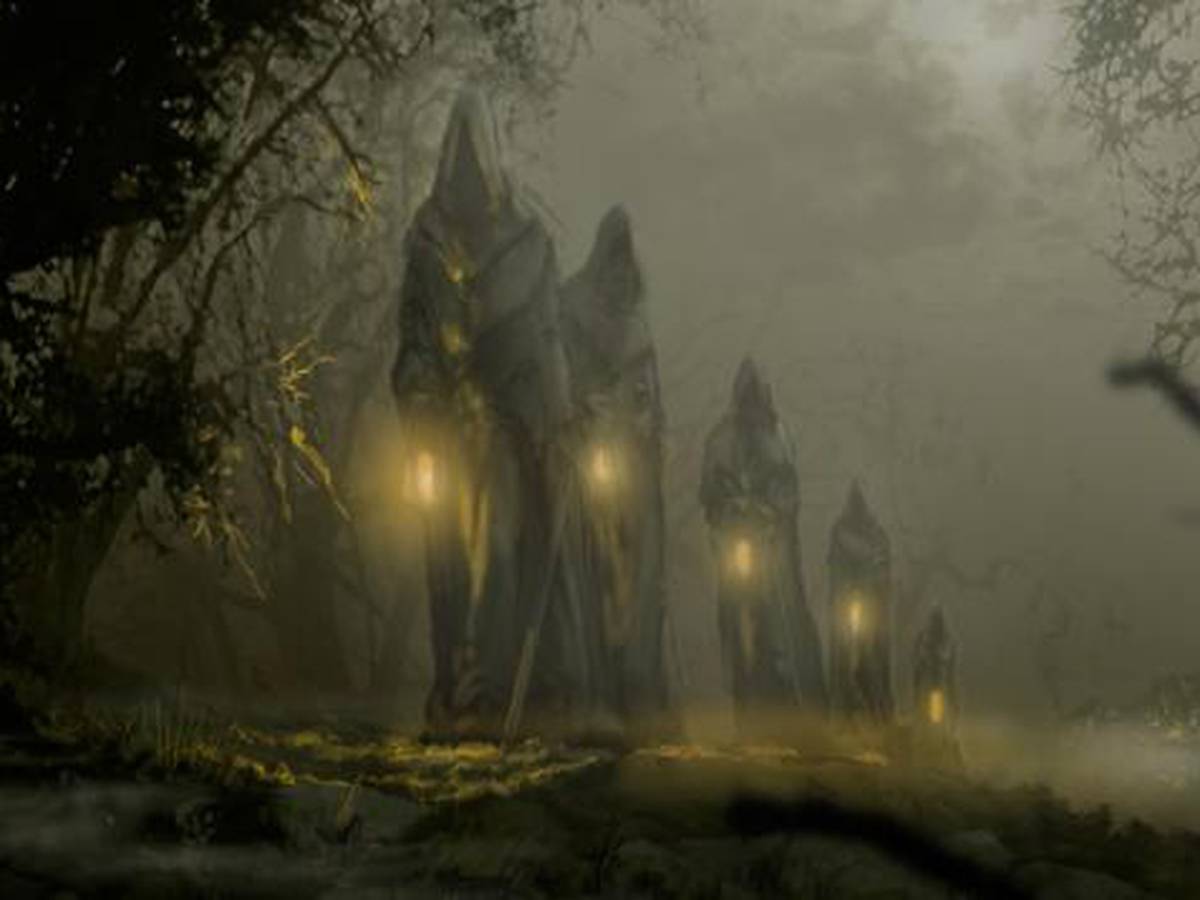 Outro episodio das aventuras do Jorgito O Inglés por Galicia é a da súa viaxe a Fisterra cun guía moi particular. Cando lles colle a noite no medio do camiño o guía quere buscar refuxio ante o temor a Estedea (A Compaña), xa que unha vez fora testemuña da súa aparición:⬇️⬇️⬇️