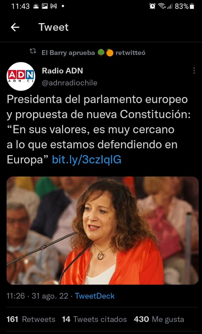 Buen día <a href="/Mister_Wolf_0/">Mr. Wolf</a> , como dijo nuestro presidente @gabrielboric 

"VAMOS LENTOS PORQUE VAMOS LEJOS" 👇
