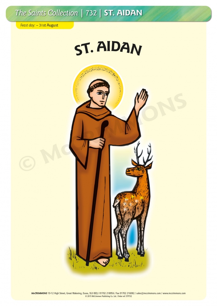 McCrimmons's tweet photo. St. Aidan 😇

Apostle of Northumbria 

First Bishop of Lindisfarne

#FeastDay 21 August

A3 Poster https://t.co/5bqdNmHeNH

+ boards, banners, roller-banner and lectern frontals.

#McCrimmons #SaintsCollection #NorthernSaints #NorthumbrianSaints #LindisfarneSaints #BritishSaints https://t.co/Uc00EwjYUV