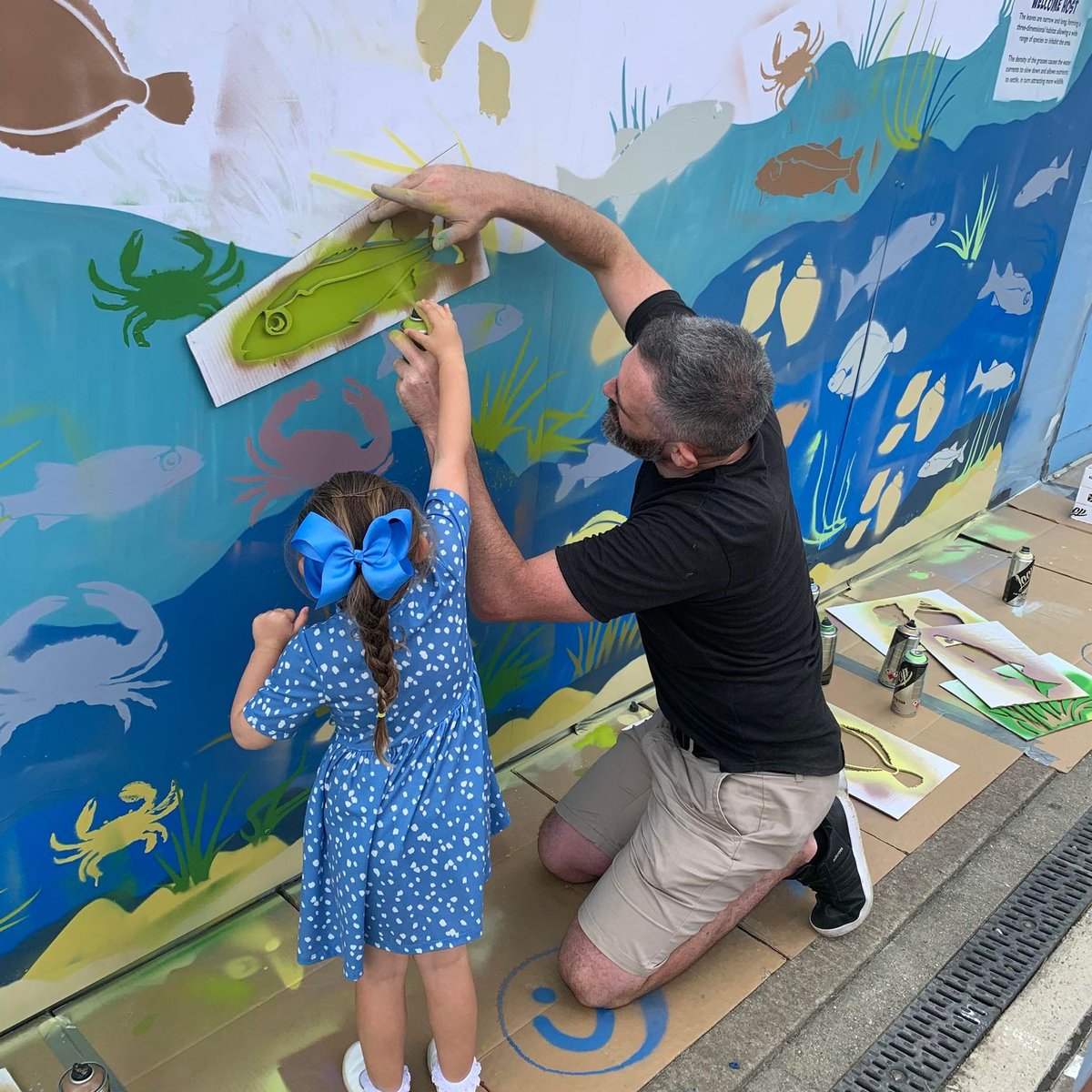 TheDeepHull's tweet photo. 🙌 We have had a fin-tastic day with @_SprayCreative, @YorksWildlife and visitors at our #SuperSeaGrass Event!
Our mural is looking amazing and we can't wait to do it all again tomorrow!
Will we 'sea' you here?
#TheDeepHull #SeaGrass #Event #HullEvent #DaysOutHull #VisitHull https://t.co/Esq7gdrhmp