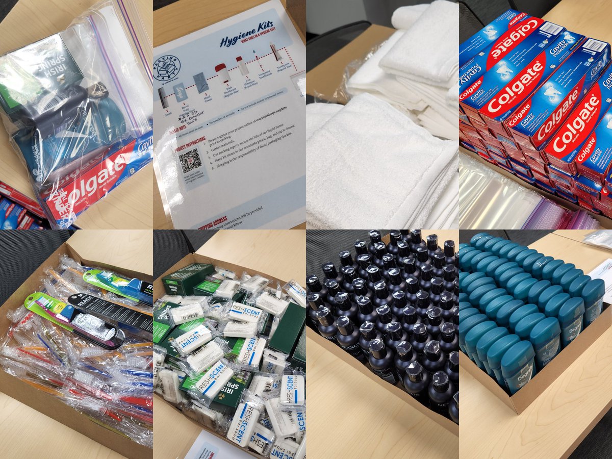 RickVanover's tweet photo. Over 200 hygiene kits going to be packed up and shipped out today for @ConvoyofHope as today's #VeeamCares activity in the Veeam Ohio office. https://t.co/F5twrXSS7P