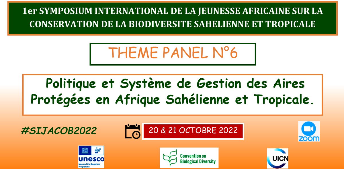 EnvironmentONG's tweet photo. 2/2
Le Symposium vise comme #objectif_Principal : Accroître les connaissances scientifiques et culturelles des jeunes sur la biodiversité, les services écosystémiques et leurs conservations et gestion durable dans les régions sahélienne et tropicaux de l'Afrique. https://t.co/KLiq9cZ2UR