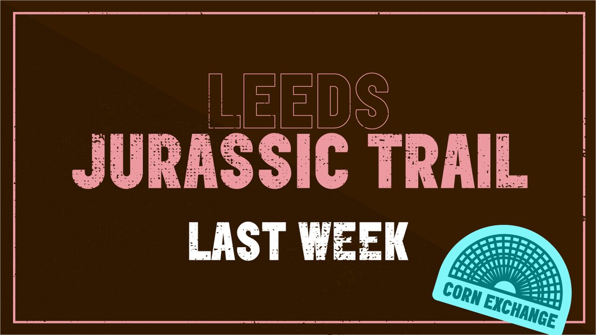It's the last weekend to visit Leeds Jurassic Trail! 

That's just 5 more days of us pretending we know how to pronounce 'Parasaurolophus' 🤓 

Grab a map from the lower ground floor of the Corn Exchange and get exploring 🕵️

#LeedsEvents #LeedsCornExchange