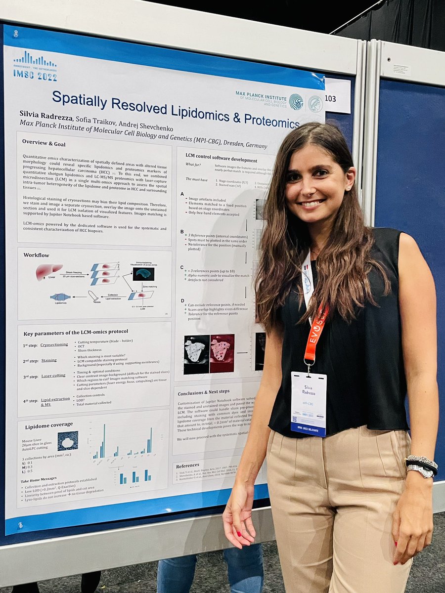 radrezzasilvia's tweet photo. Presenting my progresses on #lasercapturemicrodissection and dreaming on the newest #MassSpec by @thermofisher at #IMSC2022! @LabShevchenko @mpicbg https://t.co/QA6rB0WbTX