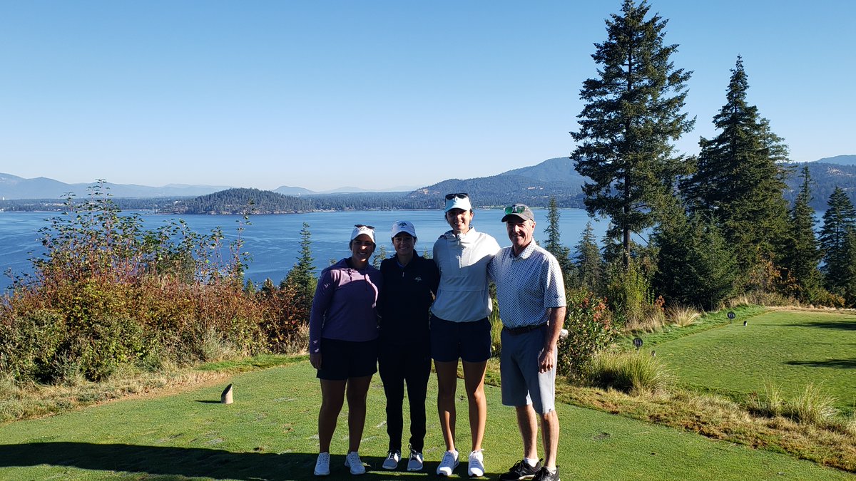 PlanetTurfusa's tweet photo. @jimplanetturf hosted a player and caddied for the @EpsonTour at @CirclingRaven1 Great job by the grounds crew under direction of Mr. Zaranec!
Also thanks to @JimMcphilomy and Tom Finley and the great staff at @GozzerRanchGolf for preparing the course. What a weekend! https://t.co/zb6Diu1SB5