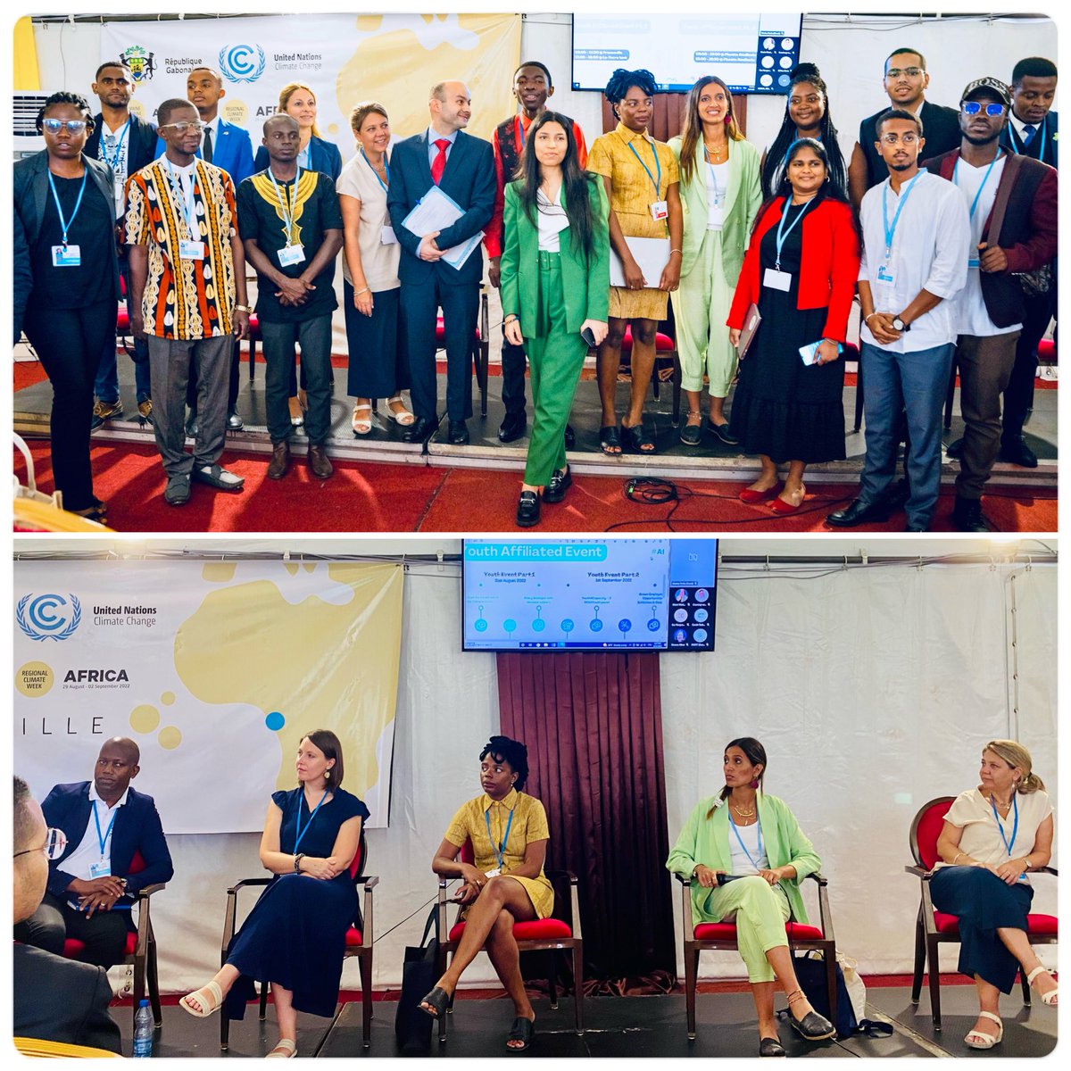 Great launch 🚀 of the #Youth4Capacity program at #AfricaClimateWeek 🌍 today! 

#Youth4Climate is proud to be partnering with @UNFCCC to strengthen the capacities of young people. 💪🏿

Youth play a crucial role #PoweringAction as capacity-builders 🛠️