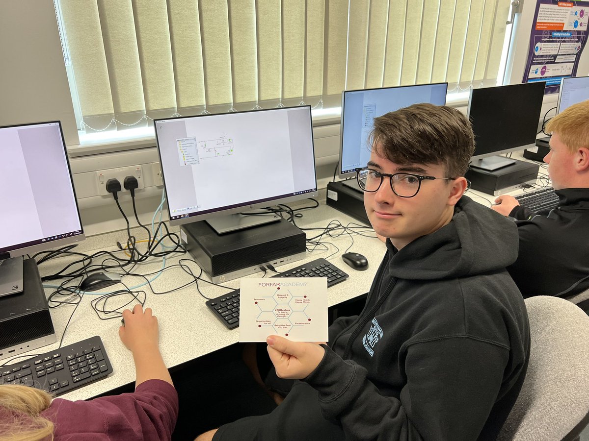 FATech_Ed's tweet image. S4 Engineering Science finding out the whole truth and nothing but the truth, as they work out how their prototype burglar alarms will react under test with truth tables #FORengineering  Well done to Josh who earned a postcard home with a flawless solution!
