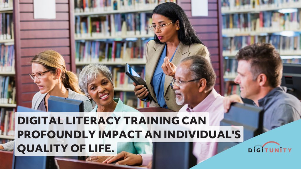 In partnership with @ATT, Digitunity is working with its network members to host digital literacy workshops at community centers. This Digital Literacy Project, hosted in partnership with Digitunity, was featured in a LightReading.com article. - links.digitunity.org/light-reading-….