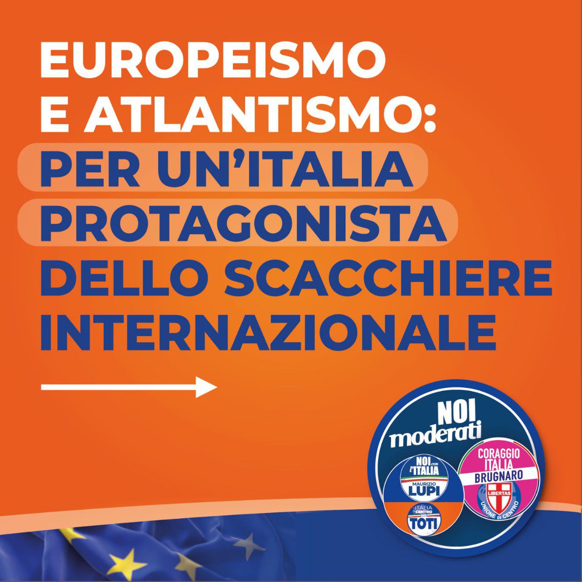 MBerutt's tweet image. La posizione dell’Italia nel quadro europeo e internazionale deve essere consolidata ma soprattutto sviluppata. Solo in questo modo potremo diventare una vera potenza economica, stabile e virtuosa.

#NoiModerati
#Crediamo