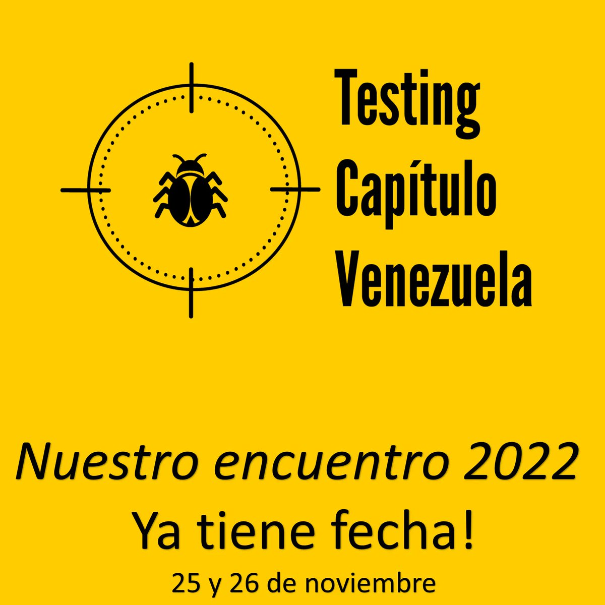 TestingVe's tweet photo. 📌 Congreso Testing Capitulo Venezuela
✌ ¡Ya tenemos fecha para el encuentro del 2022! ✌
✌(ツ) Apoya comentando y Compartiendo!
#IamTesterS #YoSoyTesterS #DifusionTesting #2022
#testingdayve #PruebasdeSoftware #SoftwareDevolopment #SoftwareQualityAssurance https://t.co/X0JBI1D064