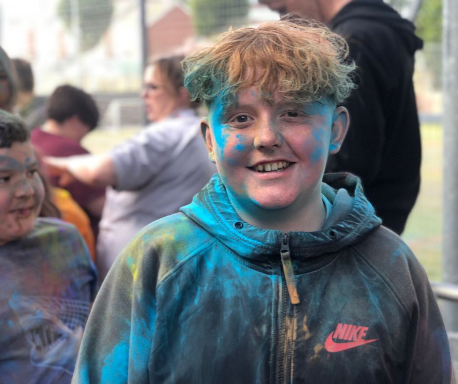 ymcans's tweet photo. Sometimes all you need is a little splash of colour 
❤️🧡💛💚💙💜

The YMCA GO! End of summer party has been so much fun!
We've had an amazing day and ended up plastered in colour! 
Thankyou to everyone who came and made the day so special!

#YMCA #YMCAGO! https://t.co/ttdfJiRf2c