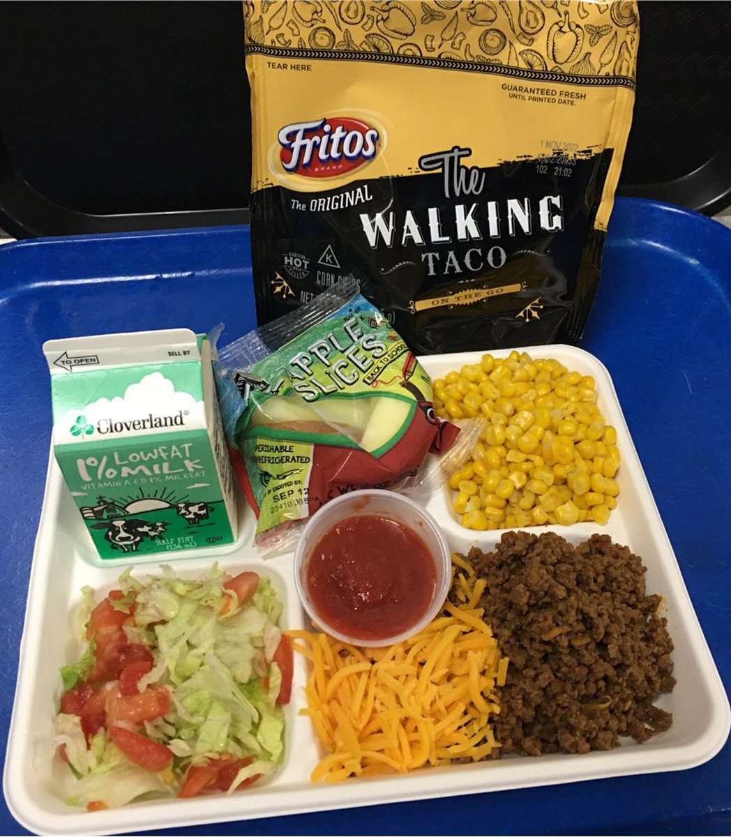 CafeCSD's tweet photo. Colonial Cafes served our students fave- Walking Taco!  So many choices everyday- fresh salads, Italian hoagies, fresh fruit- at NO COST to any in person CSD student!  Check out your menus here: https://t.co/ghL2YA6AdS
Encourage your student to eat breakfast and lunch everyday! https://t.co/rHSqvWJB3x