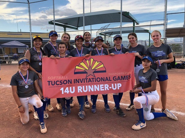 TCSFastpitch's tweet photo. Congrats to all of the teams who showed out and performed so well at @TIGsports Old Pueblo Jr. Championships! Keep up the good work, ladies!

12U Champ - 520 Ballerz12U Runner Up - Athletics Mercado Garibay
14U Champ - Explosion AZ Pacho
14U Runner Up - Desert Thunder Mazura https://t.co/O4zfuV5FQL