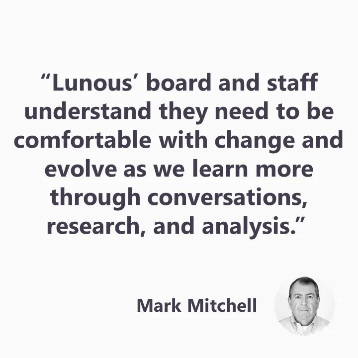Lunous is a unique organization that is both strategic in bringing participants to the table to discuss homelessness with a bird's eye view, providing the data to initiate conversations and change policy while also providing resources to drive decisions. buff.ly/3Jo9IY9