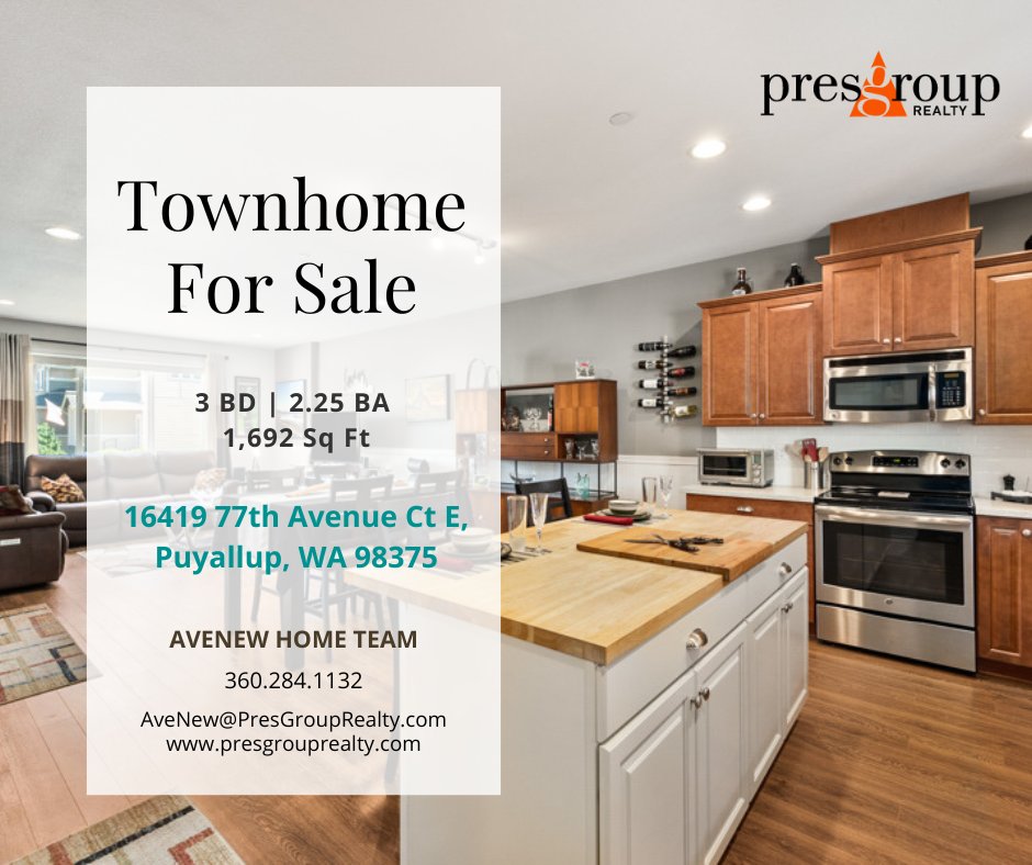 PresGroupRealty's tweet photo. This one won't last long! 📍

16419 77th Ave Ct E, Puyallup 

3 BD | 2.25 BA
1,692 Sq Ft

Contact Us Today!

AVENEW HOME TEAM
Jackie Davis &amp; Loretta Napalan
360.284.1132
AveNew@PresGroupRealty.com

https://t.co/y1BrAGbGvL

#realestateagents  #avenewhometeam https://t.co/U2MLFqDsBI