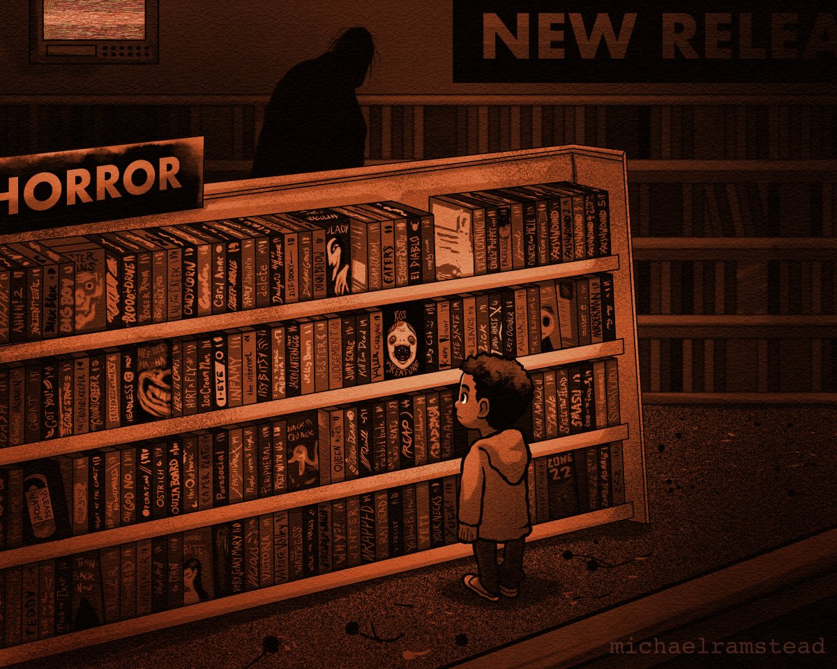 「Fall Forever First FearsVideo Store (202」|🍁Michael Ramstead🍁のイラスト