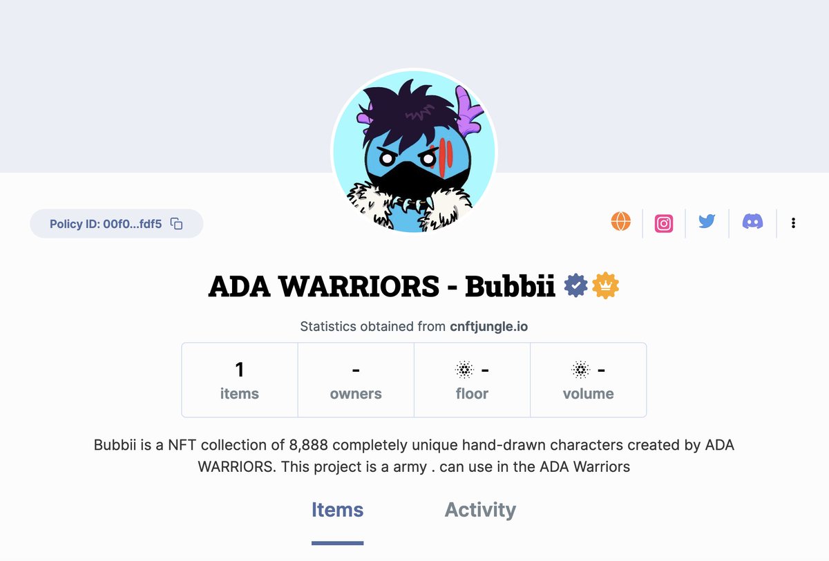 😄🚀Are you ready ?
collection is verification already 
#bubbii #cnft #CNFTCollector #CNFTCollection  #NFTs #cardano