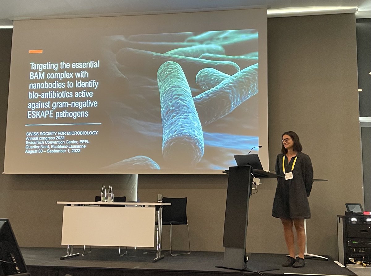 Closing the scientific program of the day with the Technologies session with four exciting presentations from ⁦<a href="/mattia_zampieri/">Mattia Zampieri</a>⁩ ⁦<a href="/lab_maier/">Maier_Lab</a>⁩ ⁦<a href="/JWVeening/">Jan-Willem Veening</a>⁩ lab and ⁦<a href="/seegerlab/">Seeger Lab</a>⁩. What a day at the 2022 SSM meeting ! ⁦<a href="/SwissMicrobe/">SWISS_MICROBIOLOGY</a>⁩
