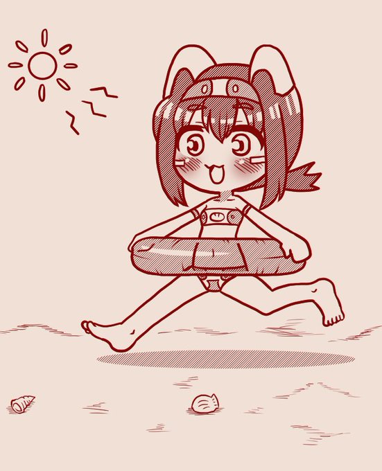 #今月描いた絵を晒そう
サマーなイラスト多めだったな 