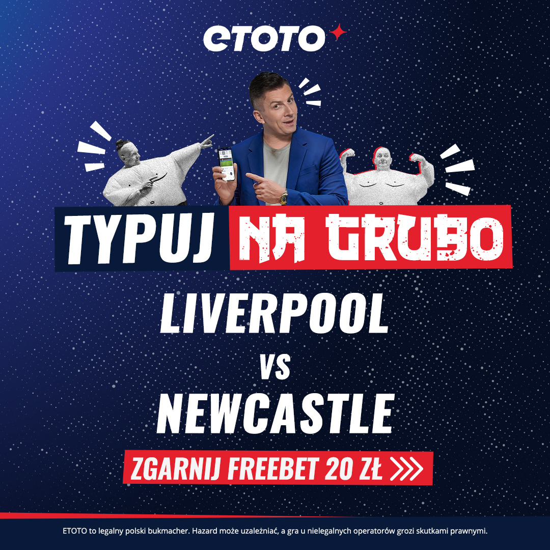 ⚡️ KONKURS ⚡️

Wytypuj wynik meczu Liverpool - Newcastle oraz podaj strzelca pierwszego gola i zgarnij freebet ❗️

Zasady:
➕ Zaobserwuj <a href="/etotopl/">ETOTO</a>
🔁 Daj retweet
✍️ Podaj swój login do ETOTO
👉 Jedna osoba = jeden typ
✅ Typujemy do godziny 21:00
🤝 Trafisz? Zgarniasz 2️⃣0️⃣ zł