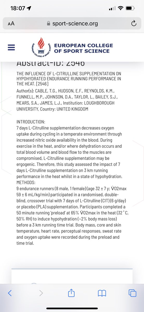 DrLeeTaylor's tweet image. Great listening to @TomCableSS talking through his first PhD project @E_C_S_S #ECSS2022 

@LJJ_nutrition @exphystevo @steve_mears @LboroSSEHS