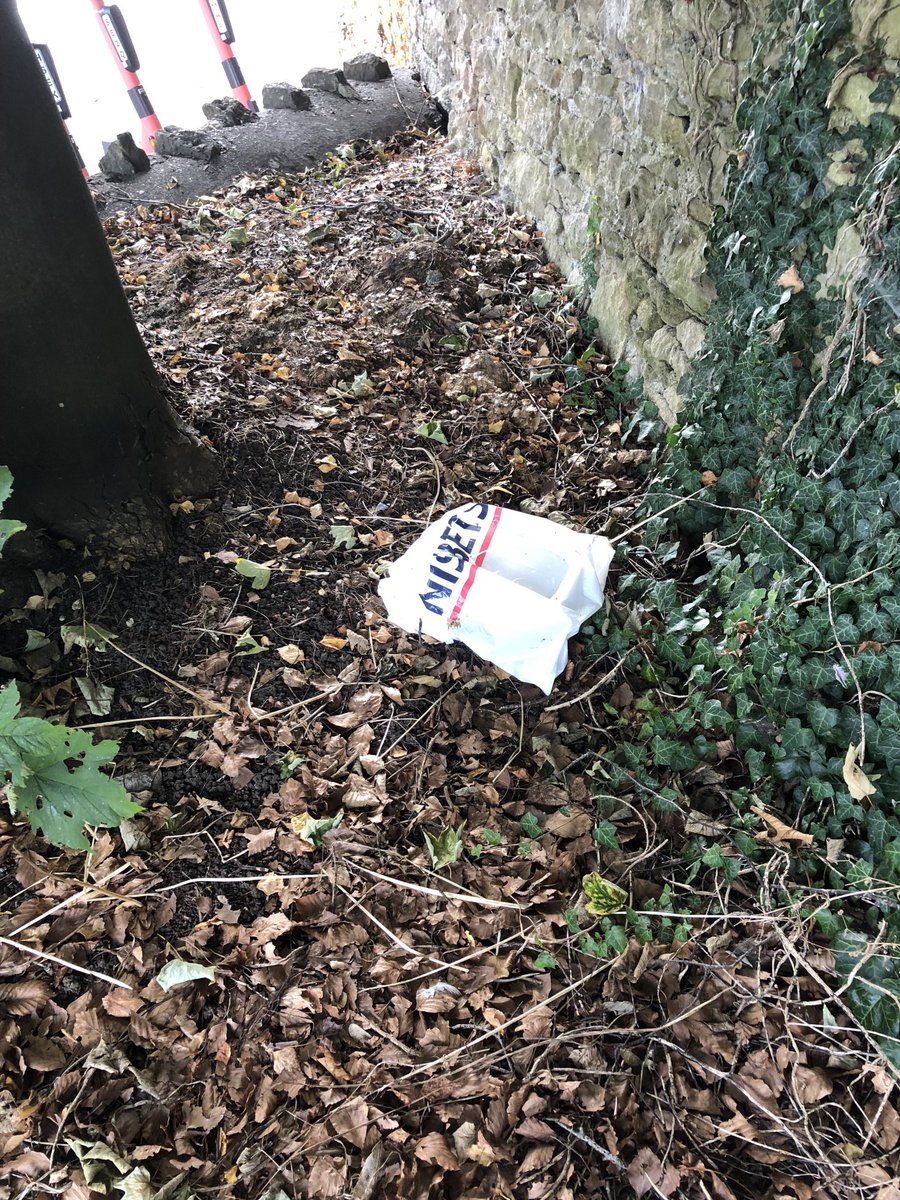 dawrot's tweet photo. I now have photographs of the kind person who dumper this in my front garden. I have yet to decide how to use them. If this filthy package is removed I will destroy the photos, BUT? https://t.co/3YQhmhdVvu