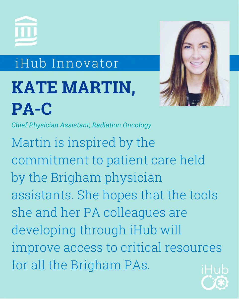 BWHiHub's tweet photo. The Innovator of the Week series highlights BWH clinicians who have worked with the iHub.  Each innovator will share details about their original digital projects and explain how their work inspires them. Read more here: https://t.co/kfSuJ3Wde1 https://t.co/6qCDhKGwXr