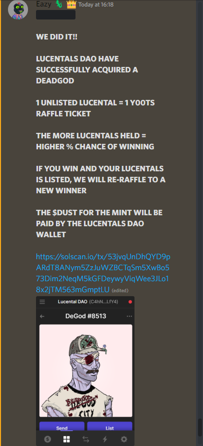 Elwanesol's tweet photo. @lucentals  @degods told ya https://t.co/aSzkLunrTH