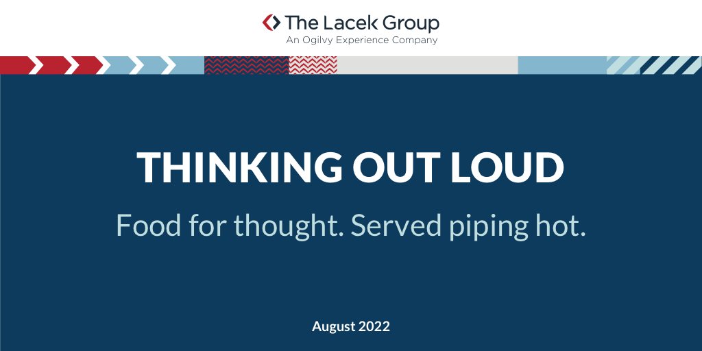 Get it while it's hot—piping hot! This month's #thinkingoutloud newsletter has something for everyone: data, loyalty, SEO and more. bit.ly/TOL_AUG #marketing #data #Retail #newsletter