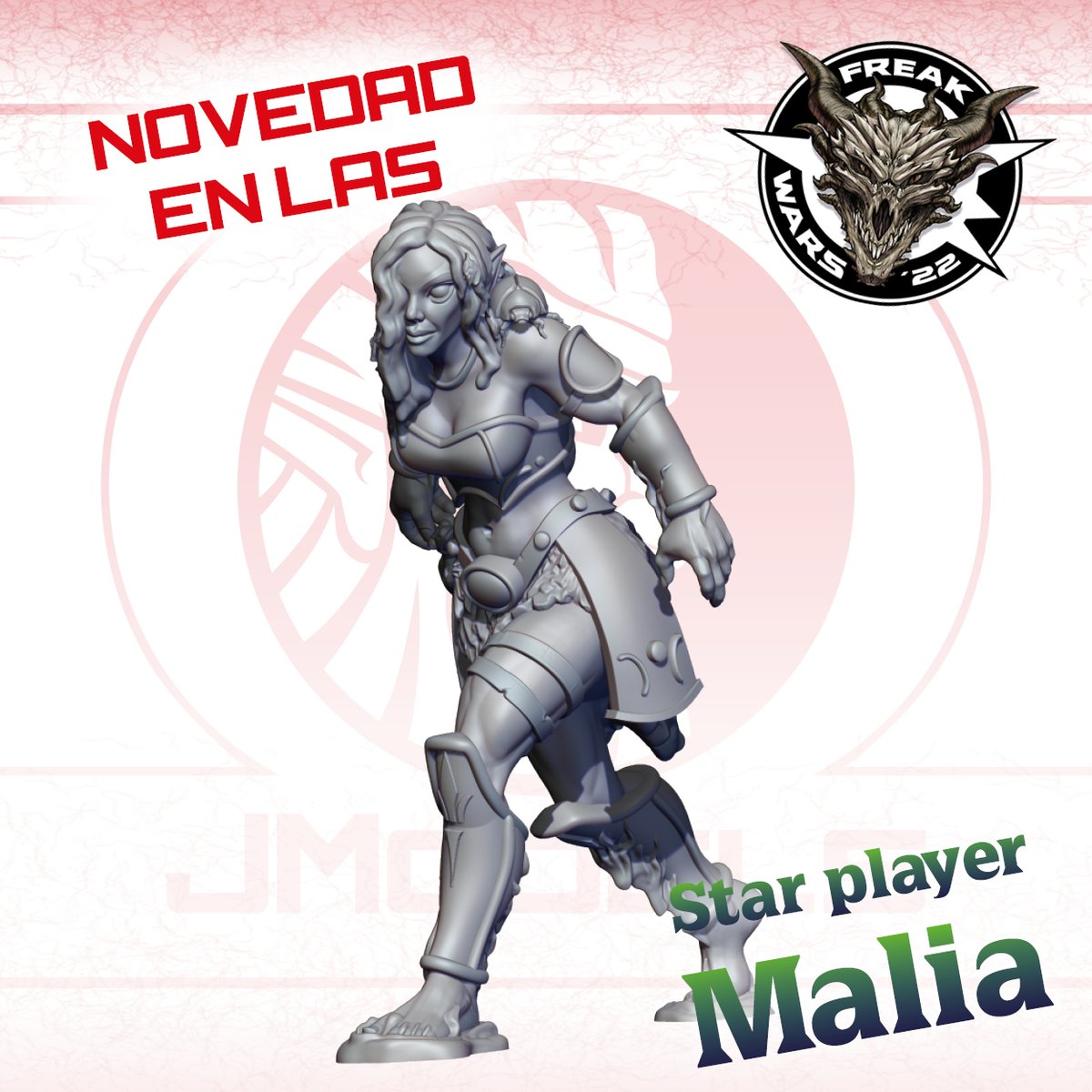 JoseMox_CG's tweet photo. ¡Más novedades en @freakwarsmadrid ! ¡Y hoy de fantasy football!
Malia es una náyade de pantano que se ha unido a la Artemis Maidens para conseguir el poder que necesita y así expulsar a los intrusos de su hogar.
#JModels #JoseMox #32mm #PaintingJModels #fantasy #bloodbowl https://t.co/pUJGflCrGj
