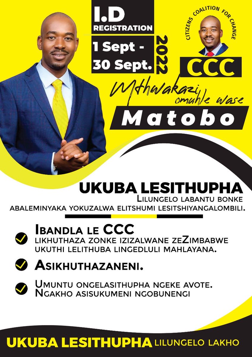 mthwadiaspora's tweet photo. Matobo District ID Blitz: September 1 - 30 https://t.co/eFt1rAnlQP