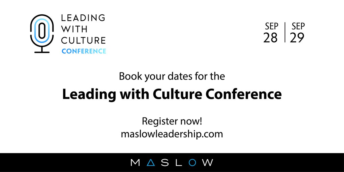 Maslowcentre's tweet image. Join Maslow Leadership for a very special virtual summit on September 28 &amp;amp; 29!

Check out the link for more information, and register now!

learn.maslowleadership.com/leading-with-c…