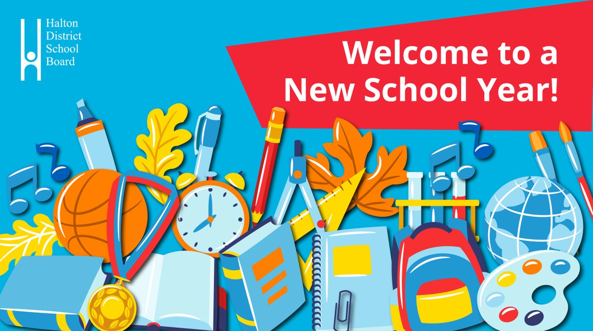 The first day of school 🏫 🎒 ✏️ 📏 🍎 is almost here! We’re encouraging families and schools to use #HDSBFirstDay when posting on social media platforms to show us how you're getting ready for the start of school. Let's share in the excitement!

We can't wait for Sept. 6! 😊
