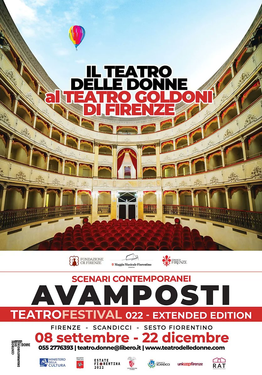 <a href="/teatro_donne/">ilteatrodelledonne</a> al Teatro Goldoni di Firenze: la convenzione triennale stipulata con il Maggio, suggella un percorso condiviso con il Comune di Firenze e la Regione Toscana, con il fondamentale sostegno di Fondazione CR Firenze.
teatrodelledonne.com

CS 👉bit.ly/TeatroDelleDon…