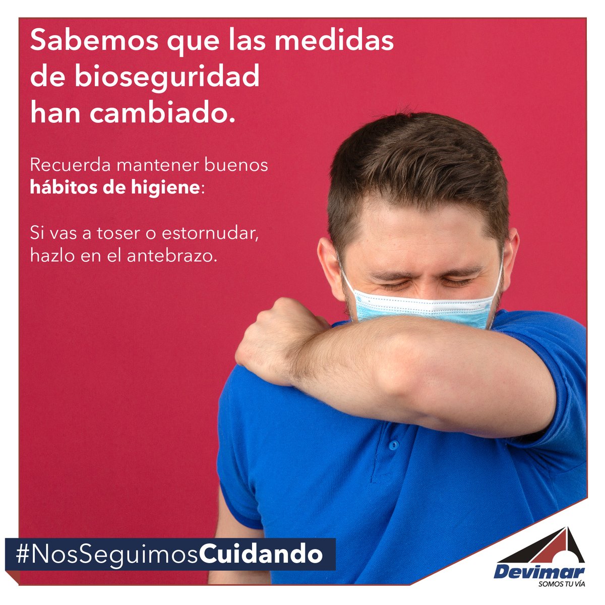 Devimar_SAS's tweet photo. El autocuidado es tu responsabilidad. De esta manera podrás seguir disfrutando tu vida cotidiana. #NosSeguimosCuidando #SomosTuVía https://t.co/qRhI9JMp2j