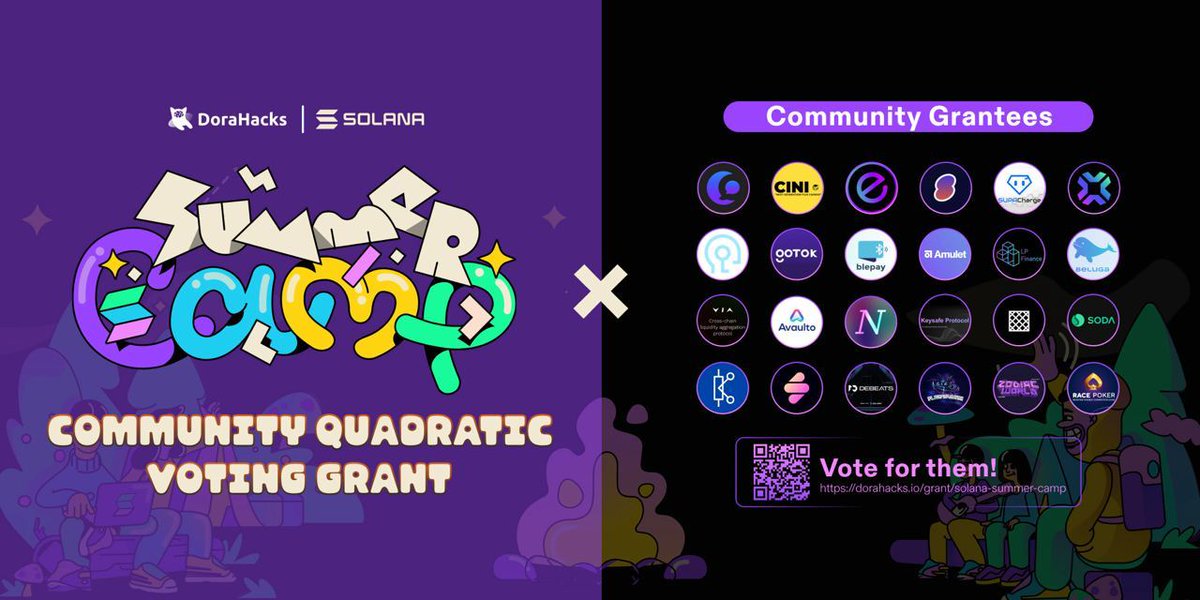 KeysafeProtocol's tweet image. Keysafe has been selected as one of the 24 grantees of the 
@DoraHacks

 Solana Summer Camp Hackathon Grant!  
Please vote for us via: dorahacks.io/buidl/3215?rou…
Voting Guide: dorahacks.io/blog/guides/so…