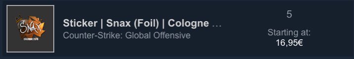 trivistumX's tweet photo. ⏰ FLASH GIVEAWAY #2 ⏰

🎁 $1 Five-SeveN | Hot Shot (Minimal Wear) w/ $17 Snax (Foil) | Cologne 2016 sticker

To enter:
✅ Follow me &amp; @Its_Lusky
✅ Retweet
✅ Tag a friend

🍀 Good Luck!
⏳ Ends in 5 minutes!

#CSGO #CSGOGiveaway #csgogiveaways #freeskins #csgofreeskins https://t.co/FgYLM0ti9u