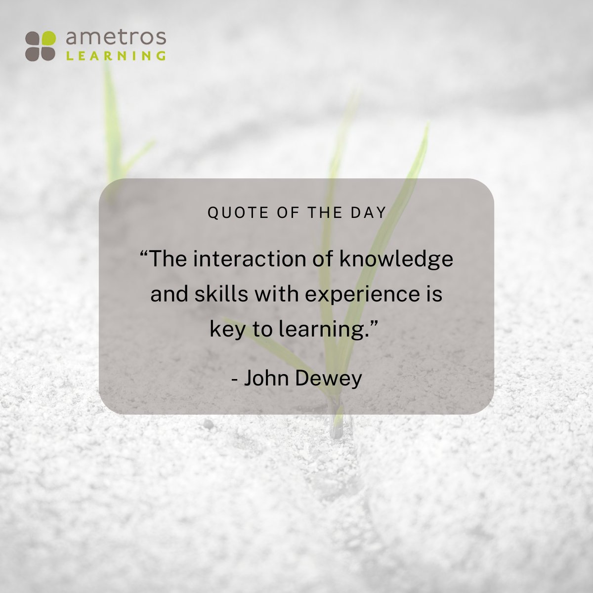 Ametros Learning tweet media