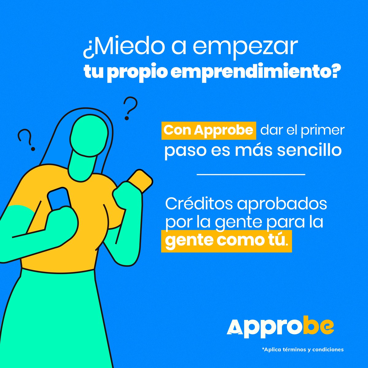 ApproBE_'s tweet photo. 🙌Porque en Approbe creemos y le apostamos a los sueños, solicita tu crédito para financiar tu emprendimiento.👍¡Fácil, seguro y sencillo! Si necesitas más información escríbenos por mensaje interno. Ingresa aquí: https://t.co/Q4q3YuGJjJ #Finance #Colombia #Finanzas #P2P #fintech https://t.co/rQ9mZmNqFP