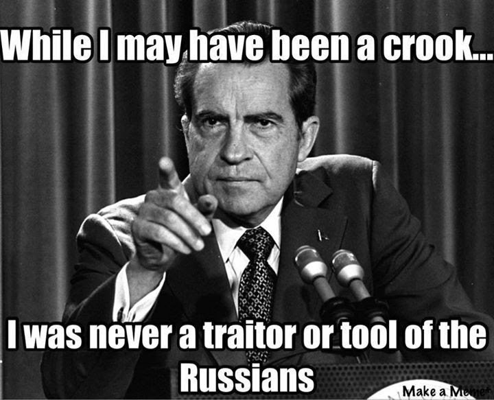 Trump makes Nixon look like a Boy Scout.