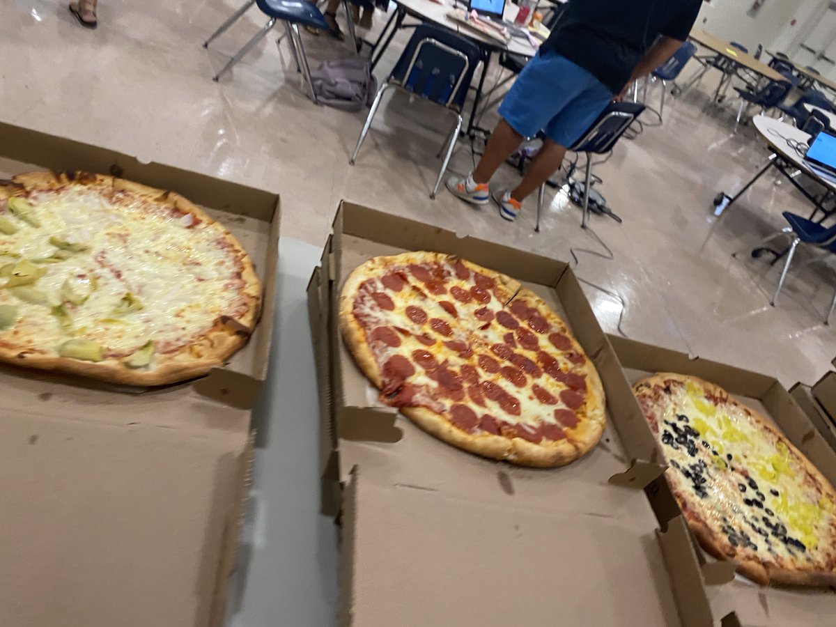 ToddPerelli's tweet photo. I’m not complaining that I was in charge of lunch for today’s division-wide PD https://t.co/aFc3OjRGnl
