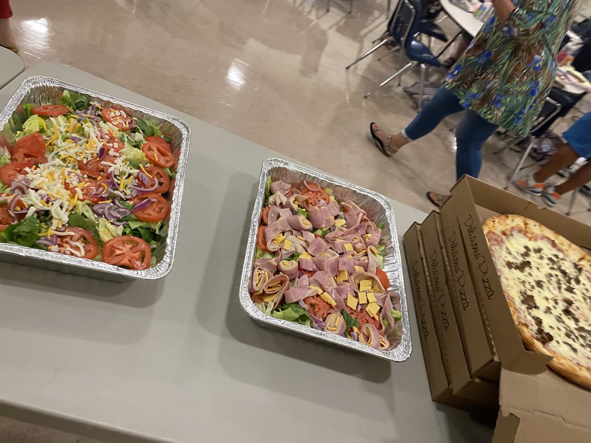ToddPerelli's tweet photo. I’m not complaining that I was in charge of lunch for today’s division-wide PD https://t.co/aFc3OjRGnl