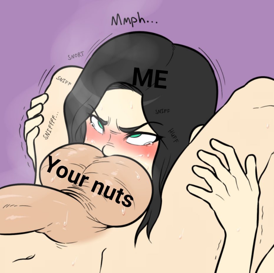 the barely legal teen is in dire need of someone's ballsack to suffocate in. make her mind hazy and her eyes droopy with your huge smelly nuts.