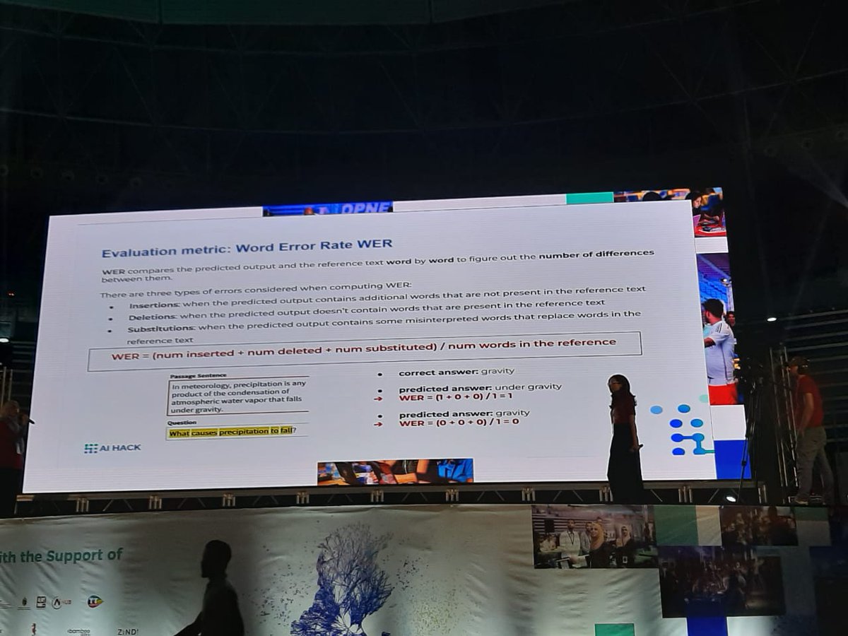 I was really glad to present the NLP challenge in the 2nd edition of <a href="/AIHackTunisia/">AI Hack Tunisia</a>.
Very successful edition with participants from the MENA region and Africa.
<a href="/instadeepai/">InstaDeep</a> 
#Tunisia #AI