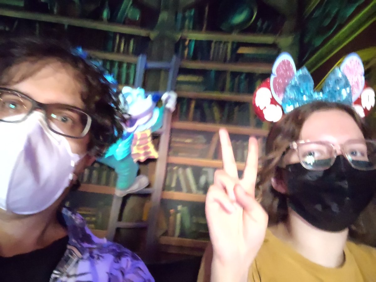 ItsASmallPark's tweet photo. It's tomorrow and Megan has work, but we're finishing what we came for by going to hell on Mr. Toad's Wild Ride https://t.co/cQEqY8vkgL