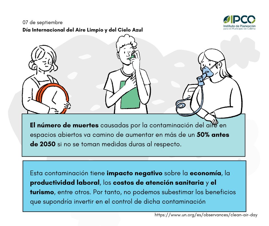 Hoy es el Día Internacional del Aire Limpio y del Cielo Azul 🌬