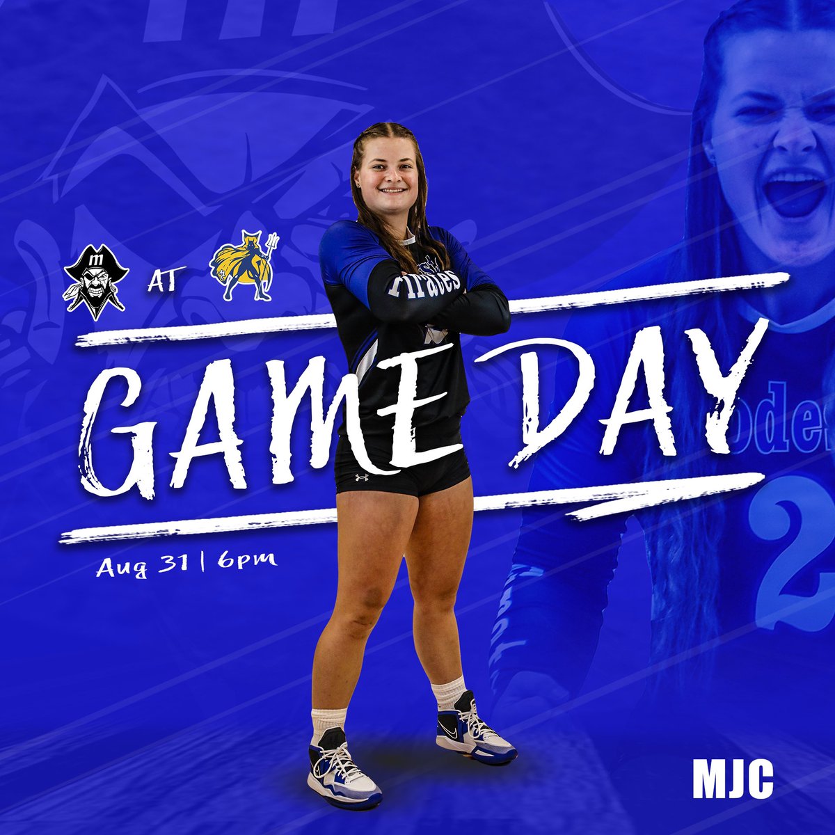 mjcvball's tweet photo. Pirates Set Sail for first road trip

. 🏐  Merced College
. 🕕  6:00pm
. 📍  Merced
.
.live-streaming on Facebook 
.
.
.
#mjcvball #volleyball #gopirates #pirates #mjcpirates #cccaa #mjcathletics https://t.co/ebEEJORhzR
