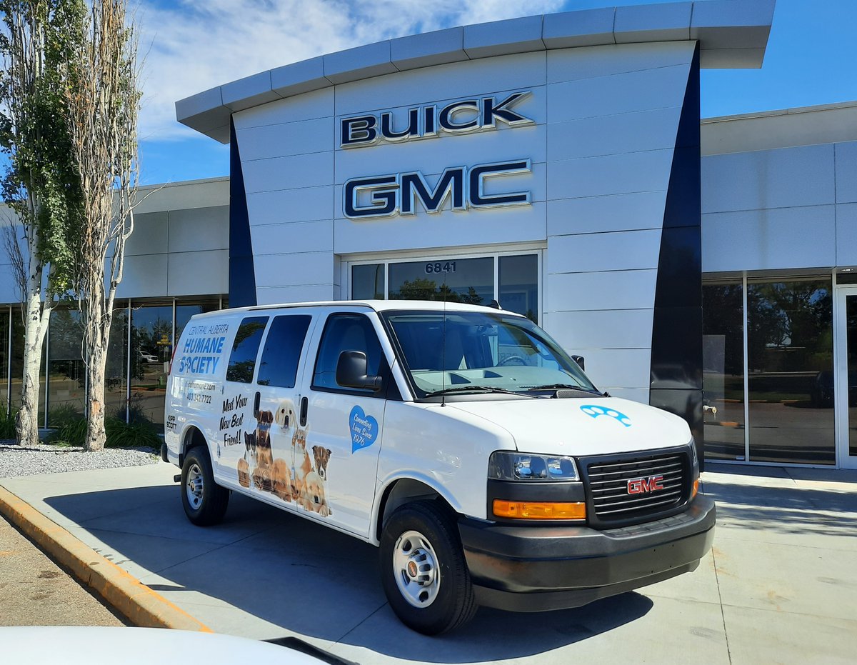 We have some exciting news! 🚐💨
We are celebrating this incredible donation from <a href="/kippscottgmc/">Kipp Scott GMC</a> that will help us with our animal &amp; supply transports around Central Alberta!
🐈Animal pick-ups / drop offs
🐕Business &amp; supply pick-ups
🐰Equipment deliveries &amp; so much more!

(1/3)